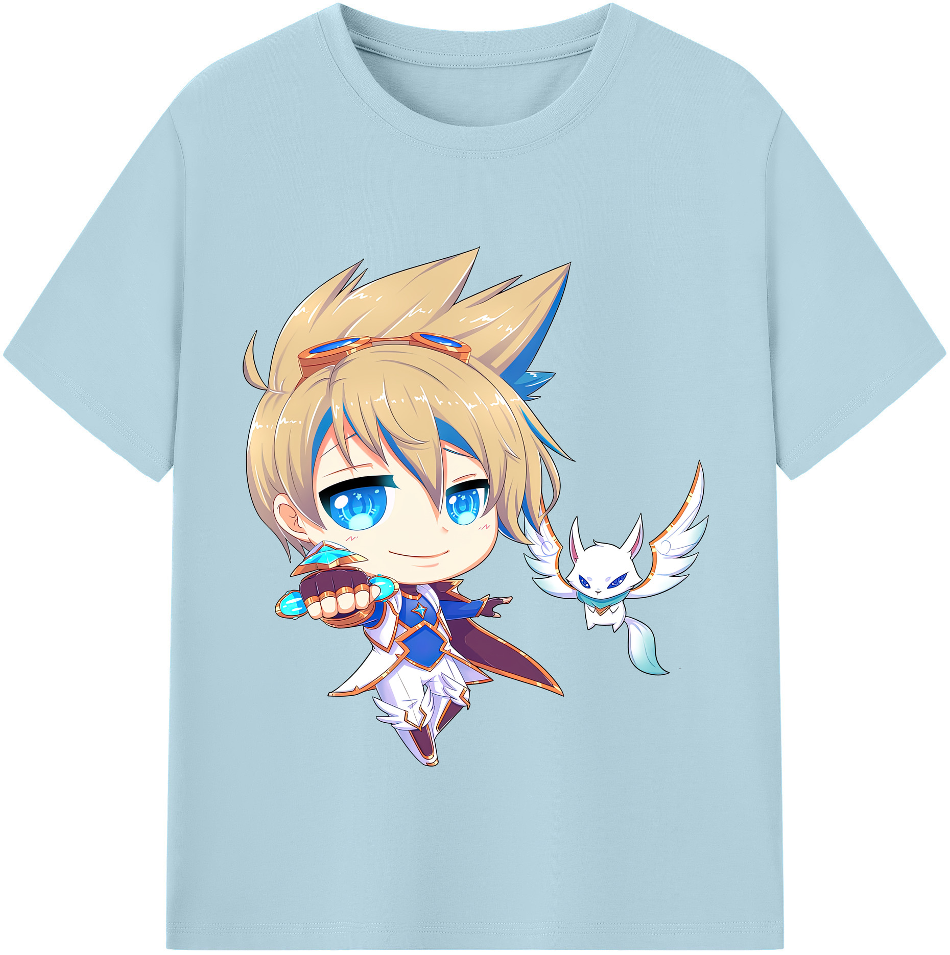 リーグ・オブ・レジェンド League of Legends LOL 綿100％半袖Tシャツ（フロントプリント）